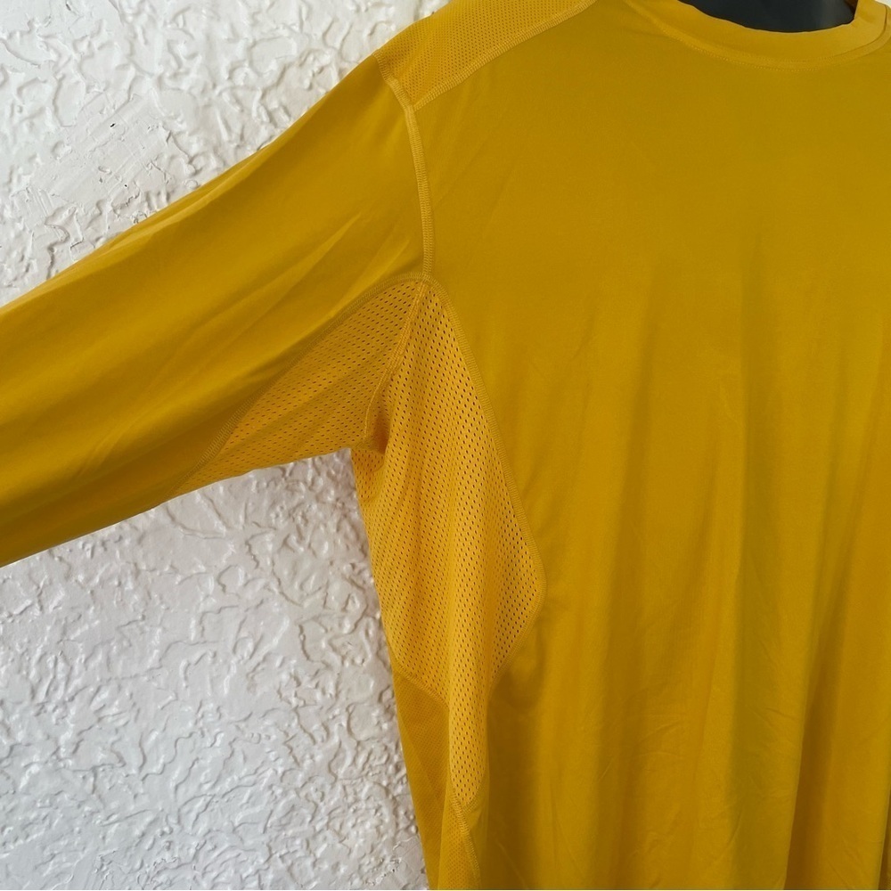 Air Jordan Men’s Dri-Fit Long Sleeve Vented Athletic Top Shirt Size XXL Yellow - Picture 4 of 11